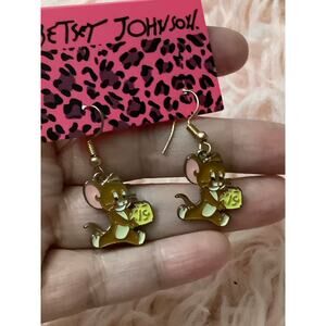 🐭🐭🐭🧀New betseyville earrings jerry mouse 🐭🐭🐭🐭🧀